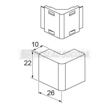  Angle exterieur 10x22 