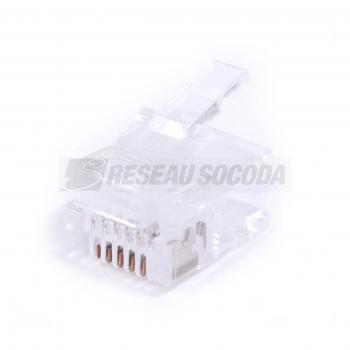  CONNECT RJ12 SACHET DE 50 