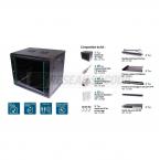  KIT RESO COFFRET 19 POUCES 9U 