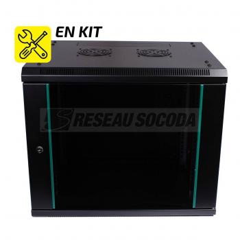  COFFRET A MONTER 9U P450 NOIR 