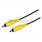  CORDON VIDEO RCA M-M JAUNE 10M 
