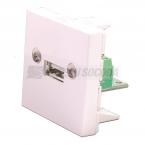  PLASTRON 45x45 USB A BORNIER 