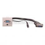  PLASTRON VGA+JACK F+RALL 20CM 