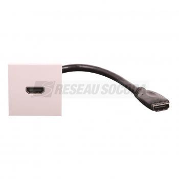  PLASTRON HDMI FEM+RALL 20CM 