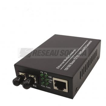  TRANSCEIVER FO RJ45/ST MULTI 