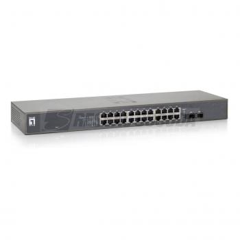  SWITCH RACKABLE 24x GIGA +4SFP 