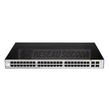  SWITCH RACKABLE 48xGIGA + 4SFP 