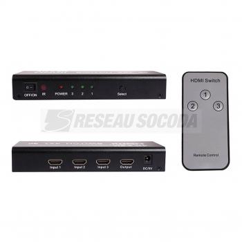  SWITCH HDMI 3 PORTS 4K 
