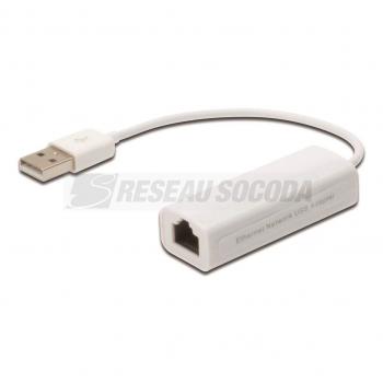  CONVERT. USB2 - RJ45 10/100 