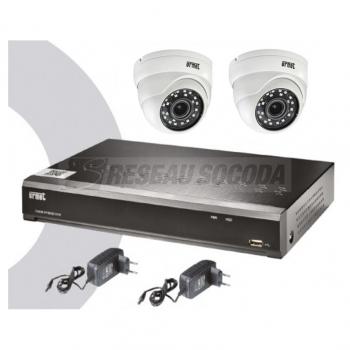  Kit Ahd 2 Camdom+1Dvr 