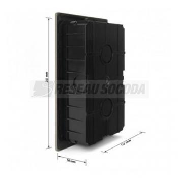  Boitier Encastrement Plaque Mi 