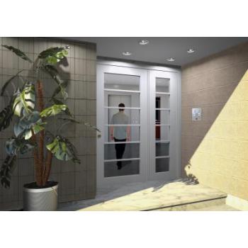  Plaque Audio Alu 2R 4Bp 2Voice 