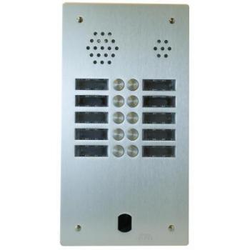  Plaque Audio Alu 2R 10Bp 2Voic 