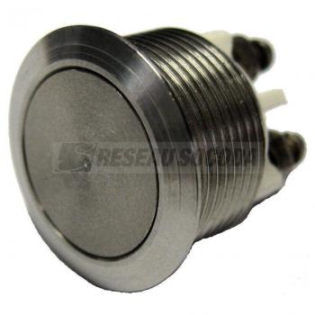  Bouton Poussoir Inox O19Mm 