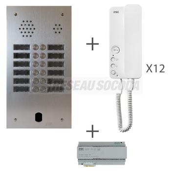  Kit Audio 2R 12Bp 2 Voice Prog 