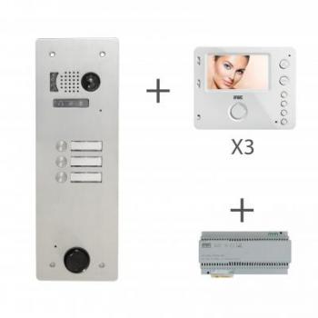  Kit Video Alu 1R 3 Bp 2 Voice 