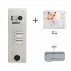  Kit Video Alu 1R 4 Bp 2 Voice 