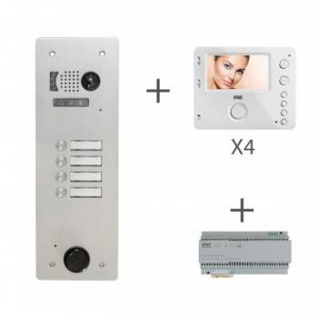  Kit Video Alu 1R 4 Bp 2 Voice 