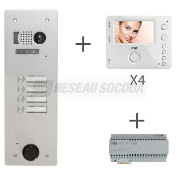  Kit Video Alu 1R 4 Bp 2 Voice 