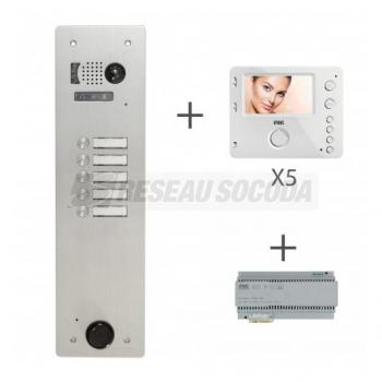  Kit Video Alu 1R 5 Bp 2 Voice 