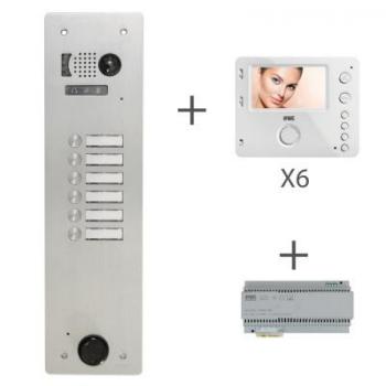  Kit Video Alu 1R 6 Bp 2 Voice 