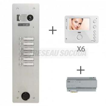  Kit Video Alu 1R 6 Bp 2 Voice 