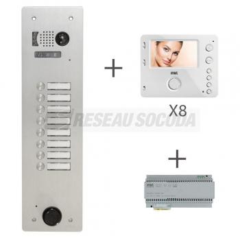  Kit Video Alu 1R 8 Bp 2 Voice 