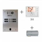  Kit Video Alu 2R 4 Bp 2 Voice 