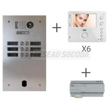  Kit Video Alu 2R 6 Bp 2 Voice 