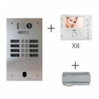  Kit Video Alu 2R 8 Bp 2 Voice 