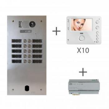  Kit Video Alu 2R 10 Bp 2 Voice 
