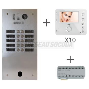 Kit Video Alu 2R 10 Bp 2 Voice 