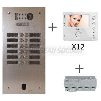  Kit Video Alu 2R 12 Bp 2 Voice 