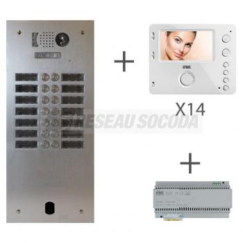  Kit Video Alu 2R 14 Bp 2 Voice 