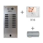  Kit Video Alu 2R 16 Bp 2 Voice 
