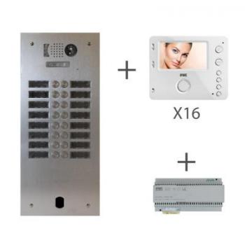  Kit Video Alu 2R 16 Bp 2 Voice 