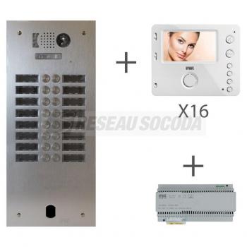  Kit Video Alu 2R 16 Bp 2 Voice 