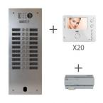  Kit Video Alu 2R 20 Bp 2 Voice 