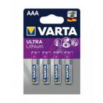  Blister de 4 piles LR03 AAA 
