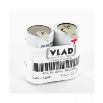  BATTERIE SAFT 2,4V 1,6Ah NiCd 