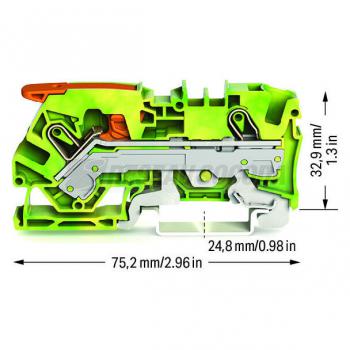  Borne de protection pour 2 con 