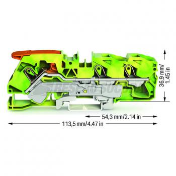  Borne de protection pour 3 con 
