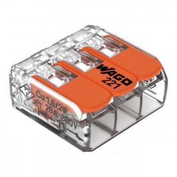  **Borne WAGO 221 Mini 3x4mm  