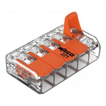  **Borne WAGO 221 Mini 5x4mm  