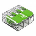  Borne WAGO 221 Green 3x4mm 