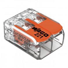  Borne WAGO 221 2x6mm  levier 