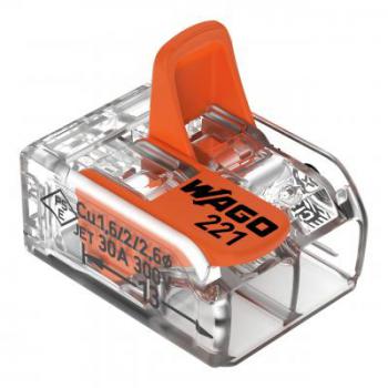  Borne WAGO 221 2x6mm  levier 