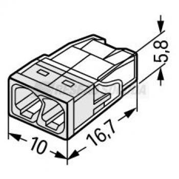  Borne WAGO 2273 - 2 x 0,5  2, 