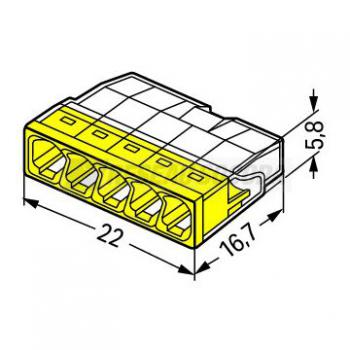  Borne WAGO 2273 - 5 x 0,5  2, 
