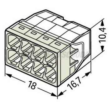  Borne WAGO 2273 - 8 x 0,5  2, 